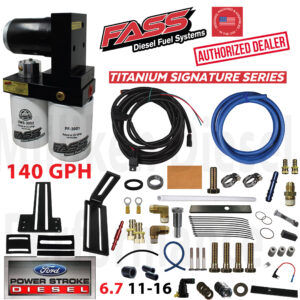 FASS Fuel Systems Titanium Signature Series Diesel Fuel System 180F 140GPH@55PSI Ford Powerstroke 6.7L 2011-2016 (TSF17180F140G) - Image 2