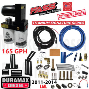 FASS Fuel Systems Titanium Signature Series Diesel Fuel System 165GPH GM Duramax 6.6L 2011-2014 (TSC11165G) - Image 5