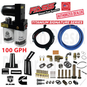 FASS Fuel Systems Titanium Signature Series Diesel Fuel System 100GPH Dodge Cummins 5.9L and 6.7L 2005-2018 & 2021-2022 (TSD07100G) - Image 2