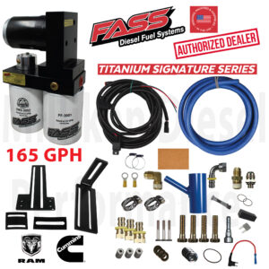FASS Fuel Systems Titanium Signature Series Diesel Fuel System 165GPH Dodge Cummins 5.9L 1998.5-2004 (TSD08165G) - Image 2