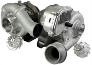 Exchange Twin Turbo Assembly - Ford 2008-2010 6.4L PowerStroke A SEPARATE CORE CHARGE OF $500 WILL APPLY - Image 2