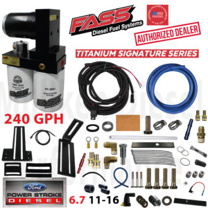 FASS Titanium Signature Series Diesel Fuel System 290F 240GPH ( 60-65 PSI), Ford Powerstroke 6.7L 2011-2016, 900-1200hp, (TSF17290F240G) - Image 2