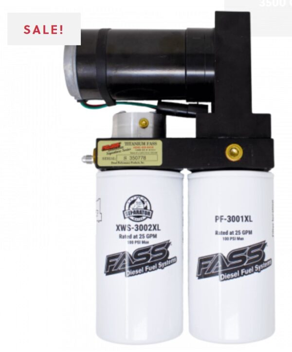 FASS INDUSTRIAL SERIES, DIESEL FUEL SYSTEM, CLASS 8, SEMI, 165GPH, (16-18 PSI), UNIVERSAL (IND165G)