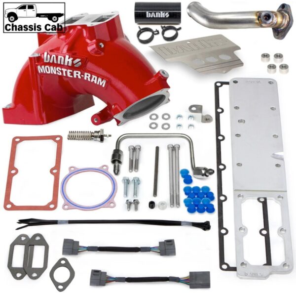 Banks Monster-Ram Intake and Grid Heater Upgrade 2013-2018 Dodge Ram Cummins Cab & Chassis 3500-5500 6.7L 42804-R 42804-N
