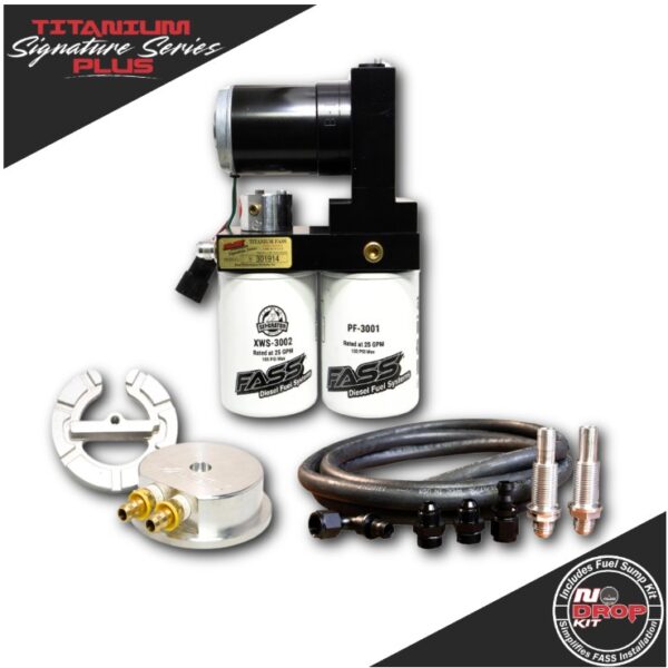 FASS No-Drop Titanium Signature Series PLUS 250F 220GPH Fuel System for Ford 2017-2022 Powerstroke 6.7L (NDTSPF18250F220G)